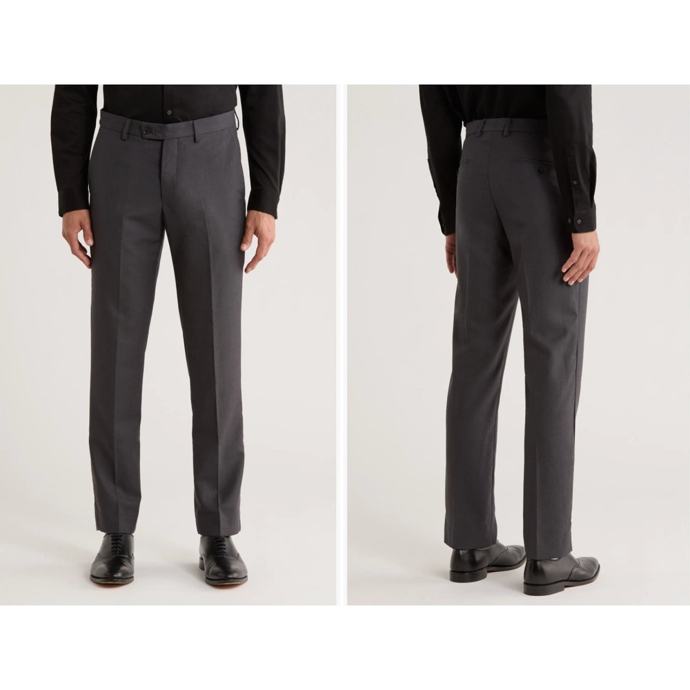 Scotch Soda Amsterdam Solid Basic Straight Trousers Pants Men 40x32 NWT $100